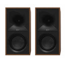 Klipsch The Fives Active Bookshelf Speakers Pair In Walnut Walnut