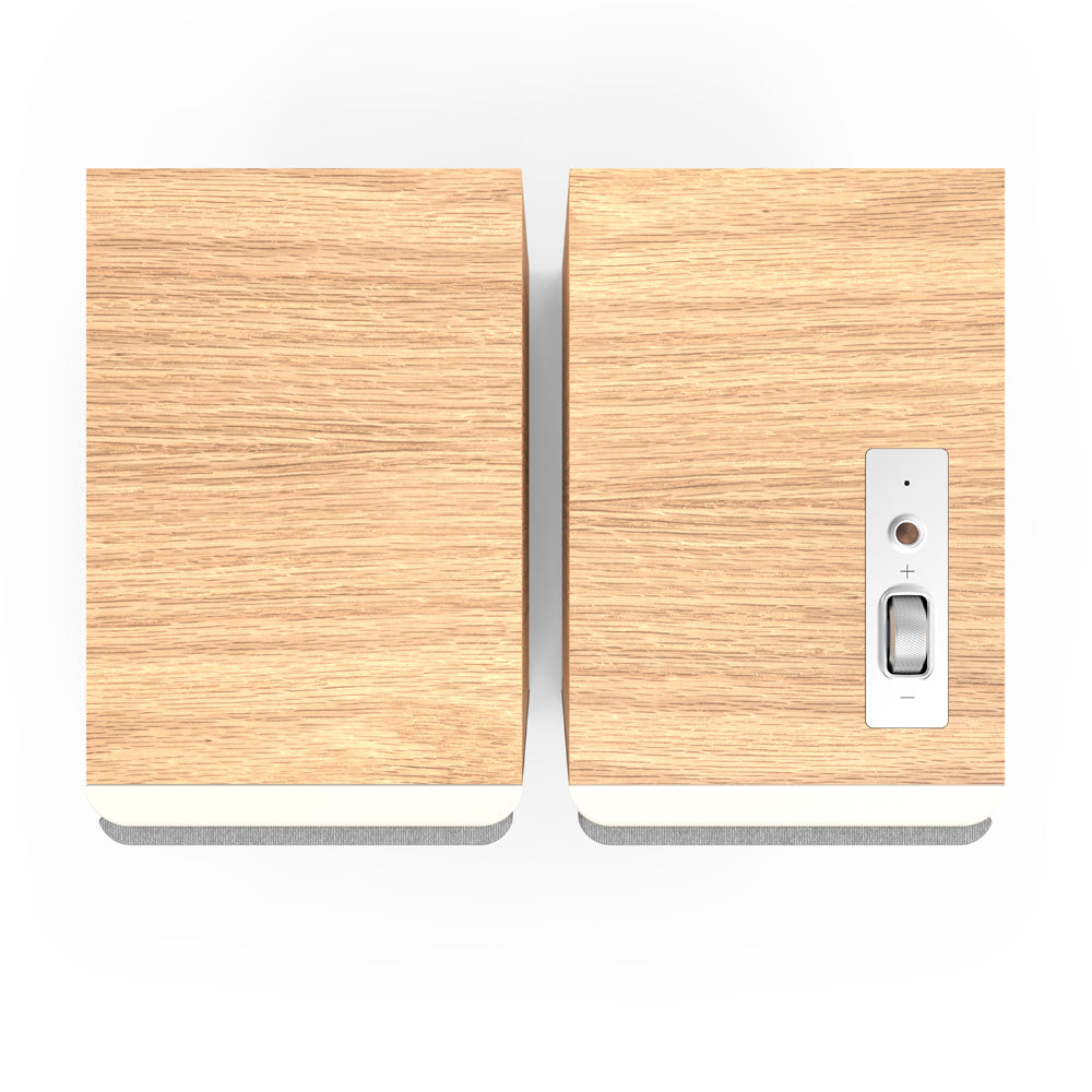 Klipsch The Fives II Active Bookshelf Speakers Pair - Red Oak Red Oak