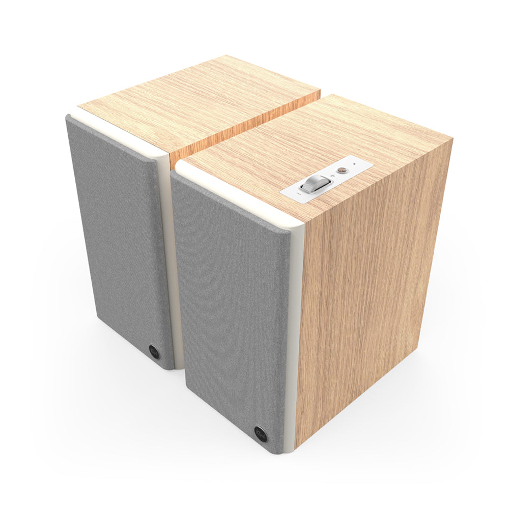 Klipsch The Fives II Active Bookshelf Speakers Pair - Red Oak Red Oak