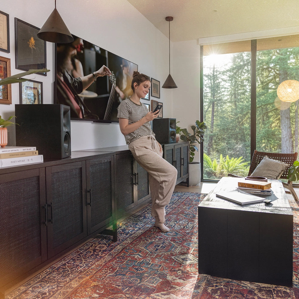 Klipsch The Nines II Active Bookshelf Speakers Ebony Ebony