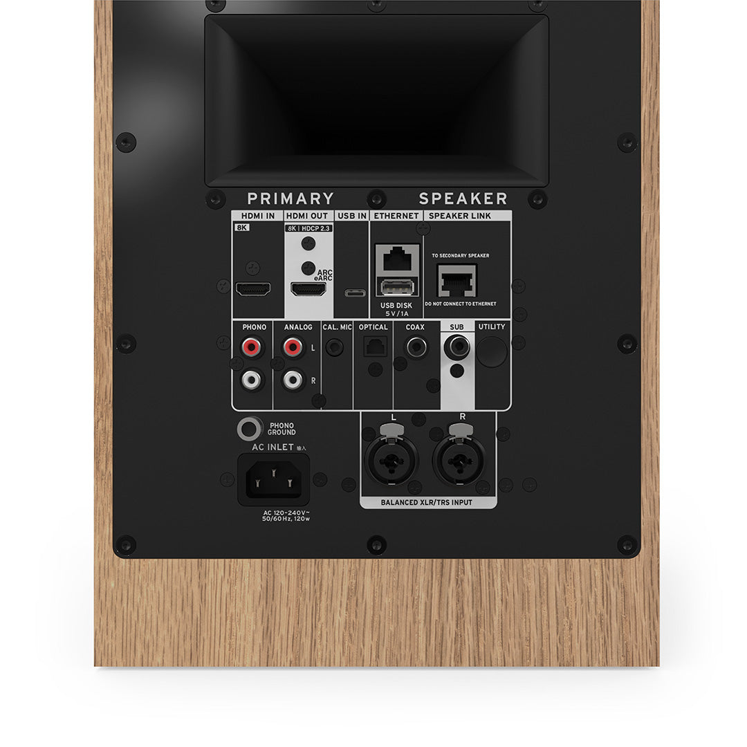 Klipsch The Nines II Active Bookshelf Speakers Red Oak Red Oak