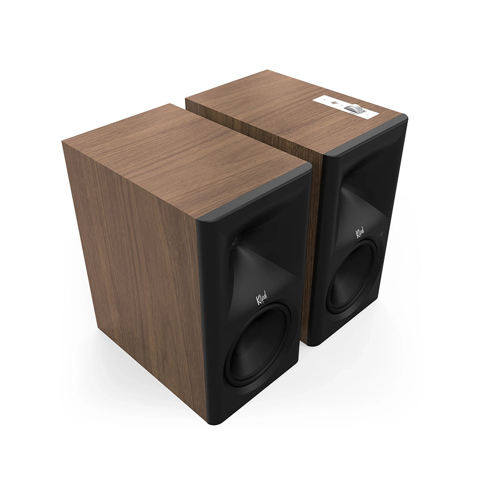 Klipsch The Nines II Active Bookshelf Speakers Walnut Walnut