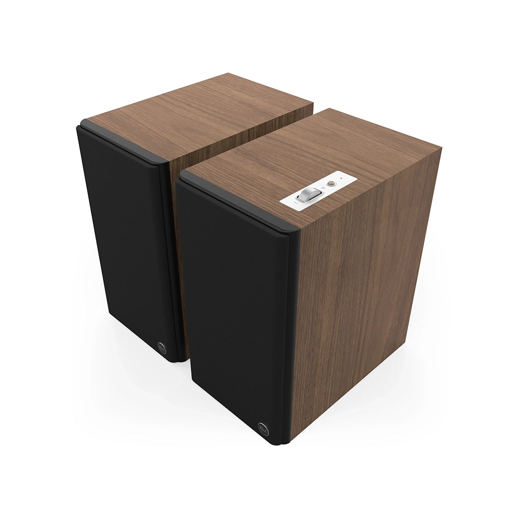 Klipsch The Nines II Active Bookshelf Speakers Walnut Walnut