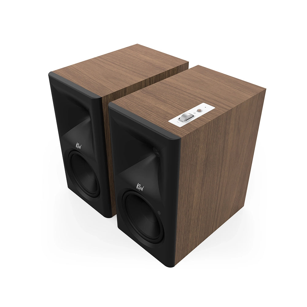Klipsch The Nines II Active Bookshelf Speakers Walnut Walnut