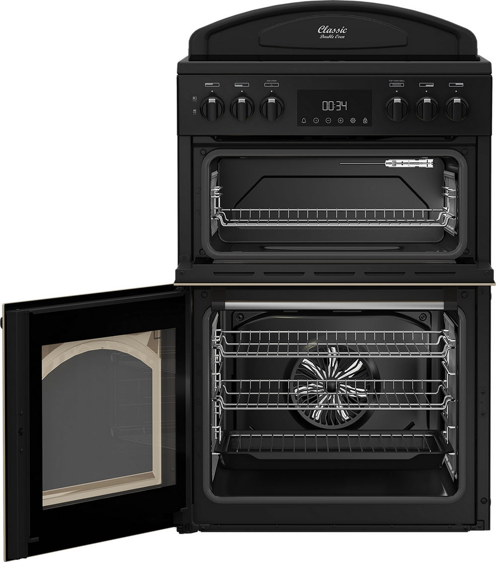 Leisure CLB60ECC 60cm Freestanding Double Oven Electric Range Style Cooker in Cream - A Rated