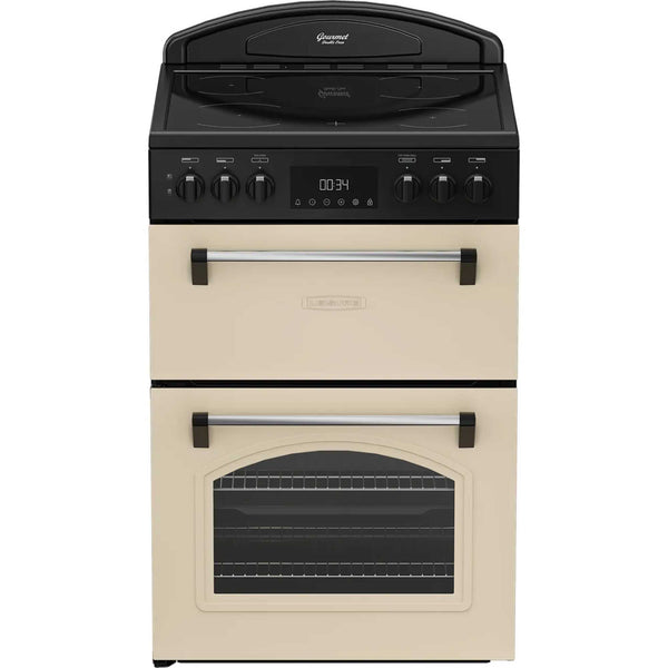 Leisure CLB60ECC 60cm Freestanding Double Oven Electric Range Style Cooker in Cream - A Rated