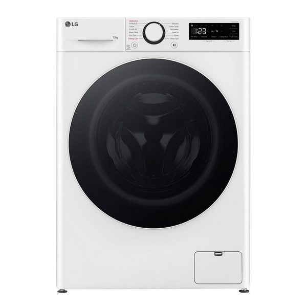 LG 13kg 1400rpm F4Y513WWLN1 AI Direct Drive Washing Machine White - Clearance White