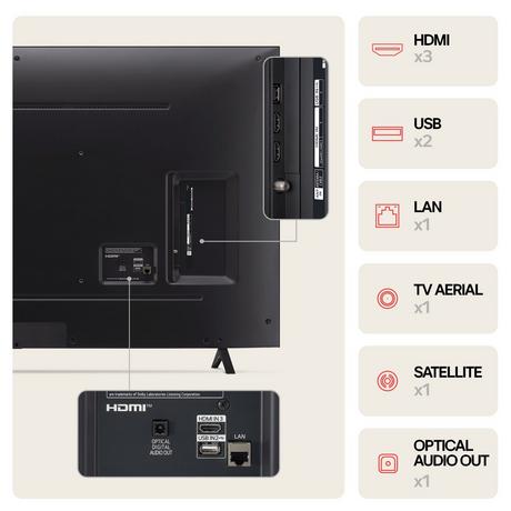LG 50NANO81T6A NANO81 50 Inch LED NanoCell 4K UHD HDR Smart TV 2024 50 Inch