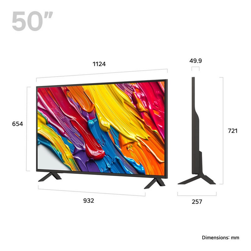 LG 50QNED84A6C 50 Inch QNED evo AI QNED84 HDR 4K Ultra HD Smart TV 2025 50 Inch