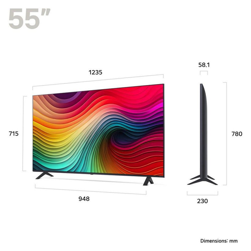 LG 55NANO81T6A 55 Inch NANO8 4K NanoCell Smart TV 2024