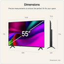 LG 55NU900B6LA 55 Inch NU90 NANO 4K LED Ultra HD HDR Smart AI TV 2026 55 Inch