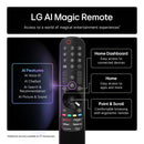 LG 65NANO80A6B 65 Inch NanoCell AI NANO80 4K Ultra HD HDR Smart TV 2025
