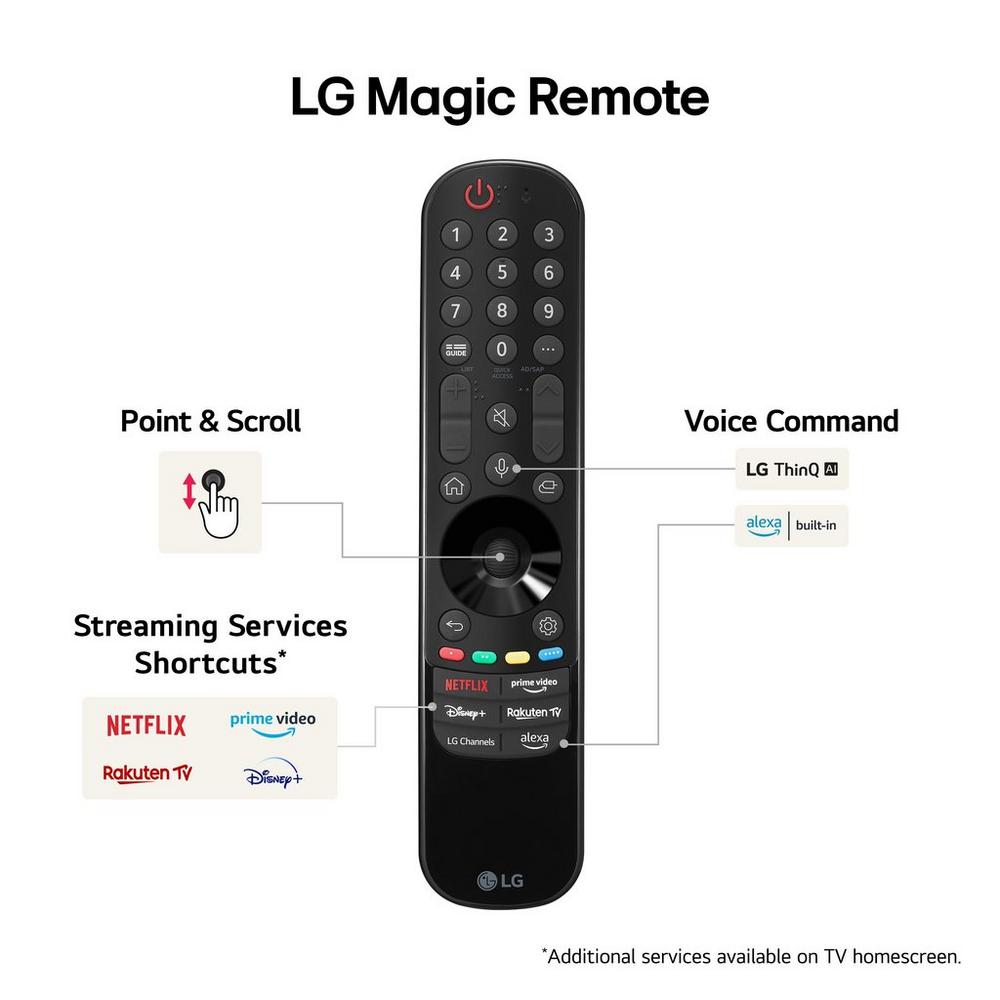 LG 65UT80006LA UT8 65 Inch 4K ThinQ LED Smart TV 2024 65 Inch