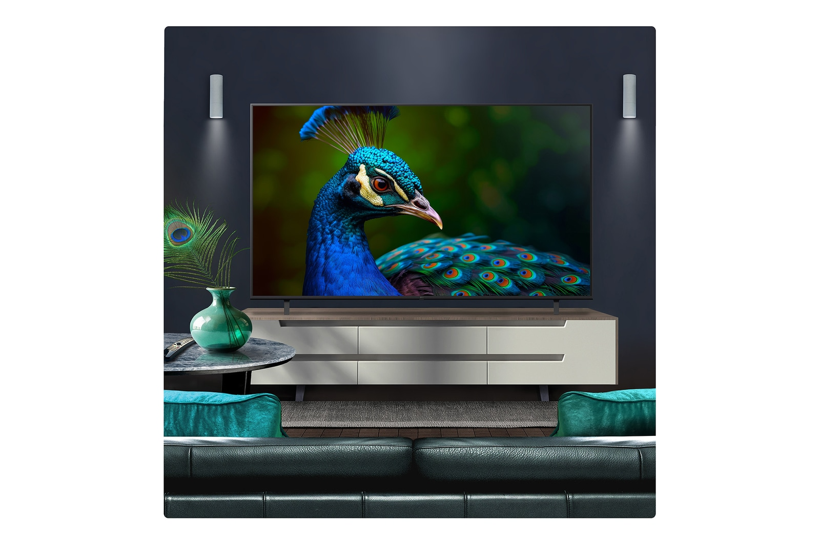 LG 75UA74006LB 75 Inch AI ThinQ UA74 4K UHD HDR Smart TV 2025 75 Inch