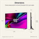 LG 98NU900B6LB 98 Inch NU90 NANO 4K LED Ultra HD HDR Smart AI TV 2026 98 Inch