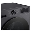 LG F2X50S9TBB 9kg 1200 Spin AI Direct Drive Freestanding Washing Machine Black Black