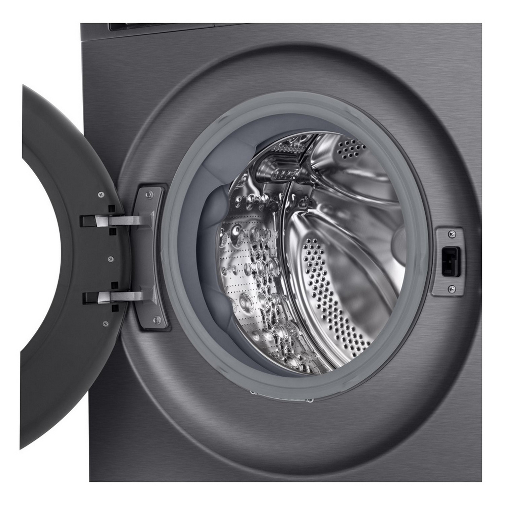 LG F2X50S9TBB 9kg 1200 Spin AI Direct Drive Freestanding Washing Machine Black Black