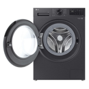LG F2X50S9TBB 9kg 1200 Spin AI Direct Drive Freestanding Washing Machine Black Black