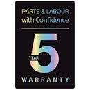 LG F4X7009TBB 9kg 1400 Spin AI Direct Drive Freestanding Washing Machine Black Black