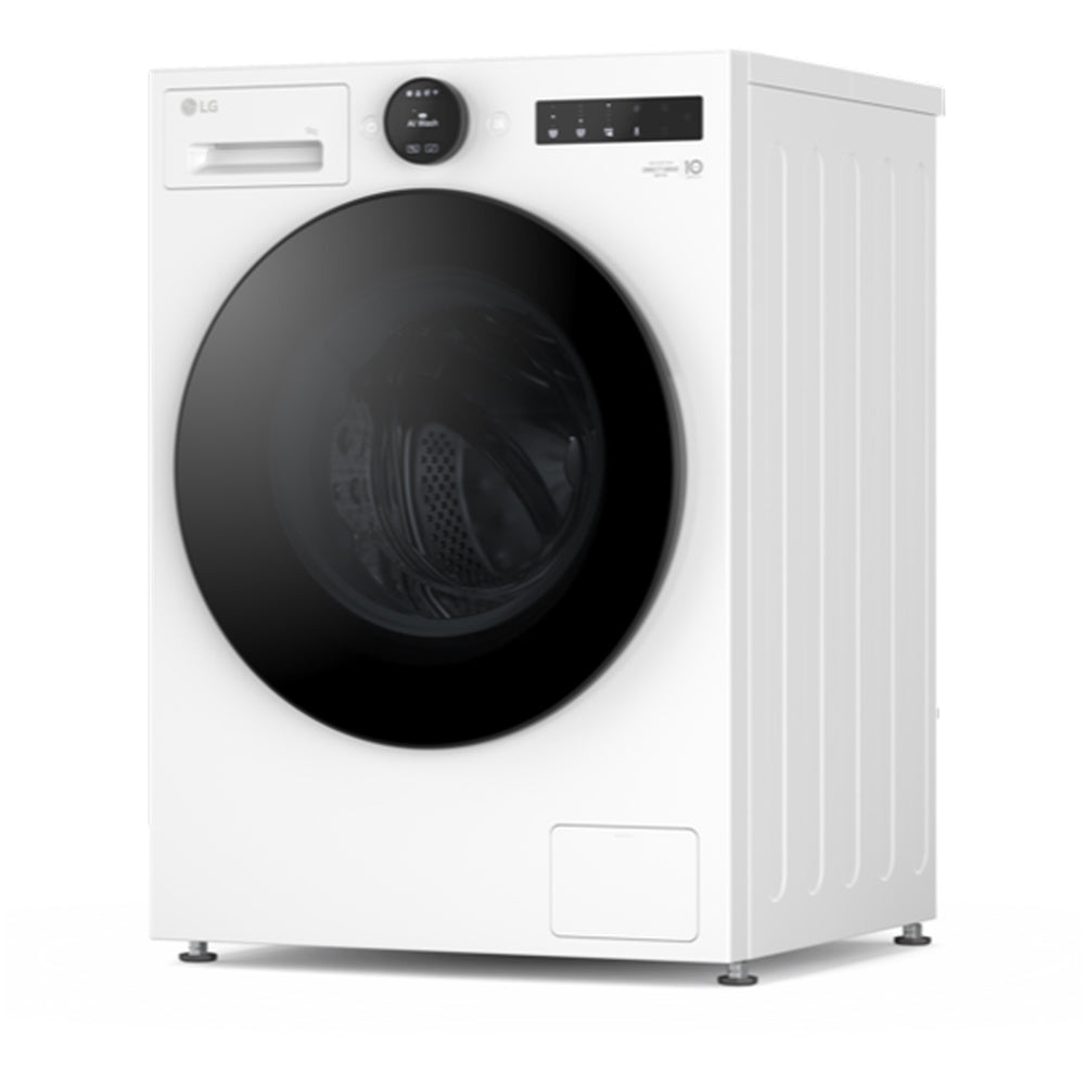 LG F4X7009TWB 9kg 1400 Spin AI Direct Drive Freestanding Washing Machine White White