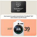 LG F4X7009TWB 9kg 1400 Spin AI Direct Drive Freestanding Washing Machine White White