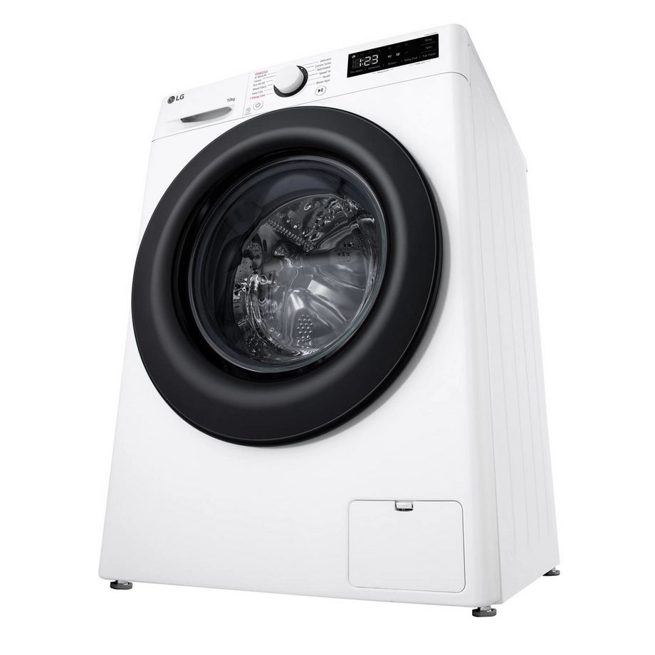 LG F4Y510WBLN1 Washing Machine Front Load 10 kg 1400 Spin White - Clearance