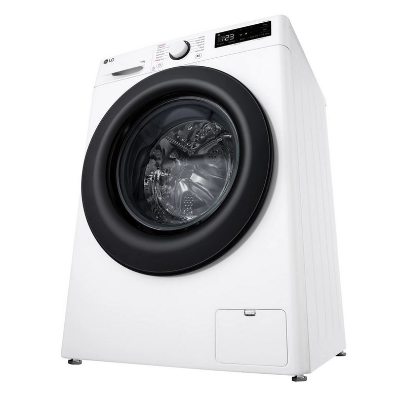 LG F4Y510WBLN1 Washing Machine Front Load 10 kg 1400 Spin White - Clearance