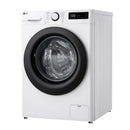 LG F4Y510WBLN1 Washing Machine Front Load 10 kg 1400 Spin White - Clearance