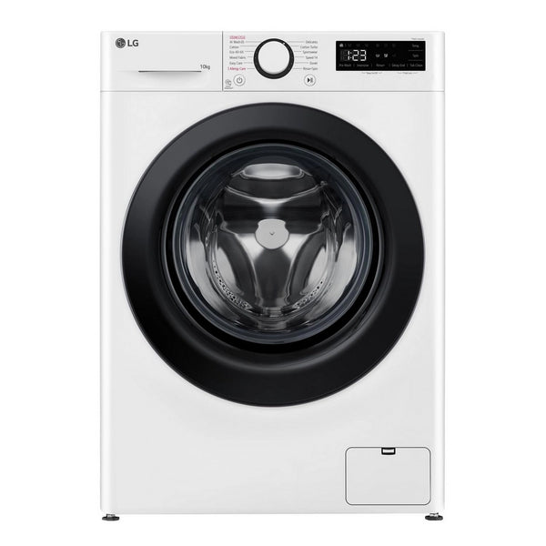 LG F4Y510WBLN1 Washing Machine Front Load 10 kg 1400 Spin White - Clearance