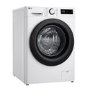 LG F4Y511WBLN1 11kg Steam 1400 Spin Freestanding Front Load Washing Machine White - A Rated 11kg