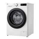 LG F4Y511WBLN1 11kg Steam 1400 Spin Freestanding Front Load Washing Machine White - A Rated 11kg