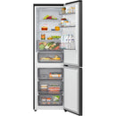 LG Fit & Max GBBSJ10EEP 60/40 Total No Frost Fridge Freezer Matte Black - E Rated Black