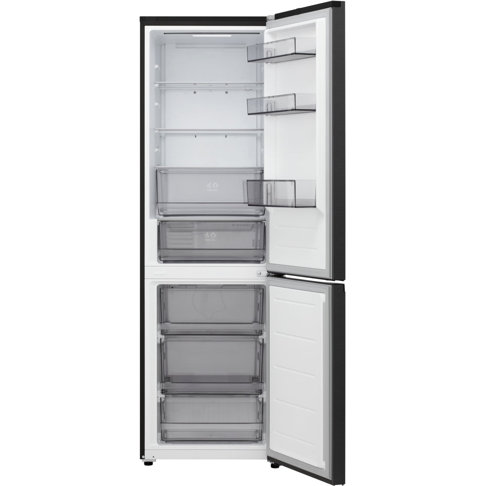 LG Fit & Max GBBSJ10EEP 60/40 Total No Frost Fridge Freezer Matte Black - E Rated Black
