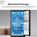 LG Fit & Max GBBSJ10EEP 60/40 Total No Frost Fridge Freezer Matte Black - E Rated Black