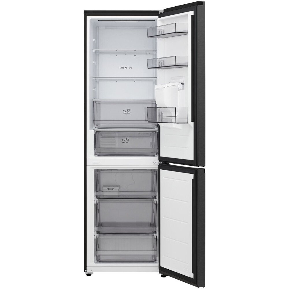 LG Fit & Max GBFSJ10DEP 60/40 Total No Frost Fridge Freezer with Water Dispenser - Matte Black