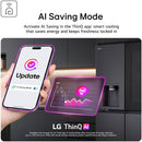 LG Fit & Max GBFSJ10DEP 60/40 Total No Frost Fridge Freezer with Water Dispenser - Matte Black