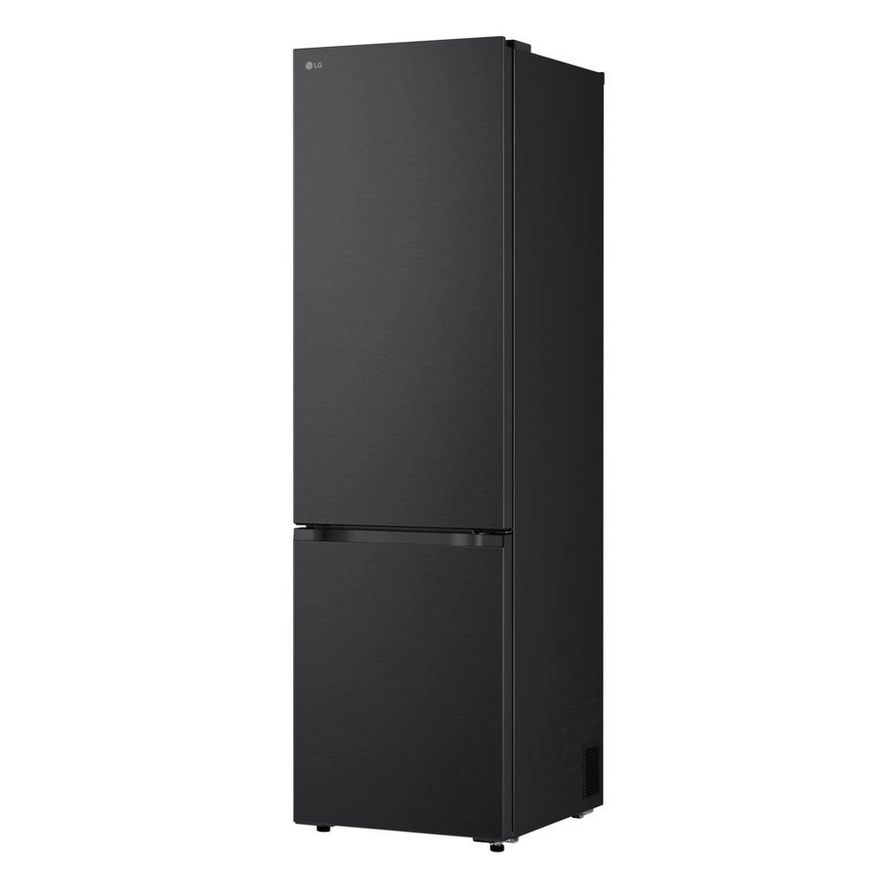 LG GBBS524CEV NatureFRESH 375L Freestanding Frost Free Fridge Freezer Essence Black Steel