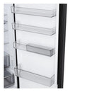 LG GBBS524CEV NatureFRESH 375L Freestanding Frost Free Fridge Freezer Essence Black Steel