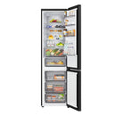 LG GBBS524CEV NatureFRESH 375L Freestanding Frost Free Fridge Freezer Essence Black Steel