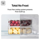 LG GBBS524CEV NatureFRESH 375L Freestanding Frost Free Fridge Freezer Essence Black Steel