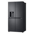 LG GMF960EV4E 646L NatureFRESH Plumbed American Style Fridge Freezer Black - E Rated Black