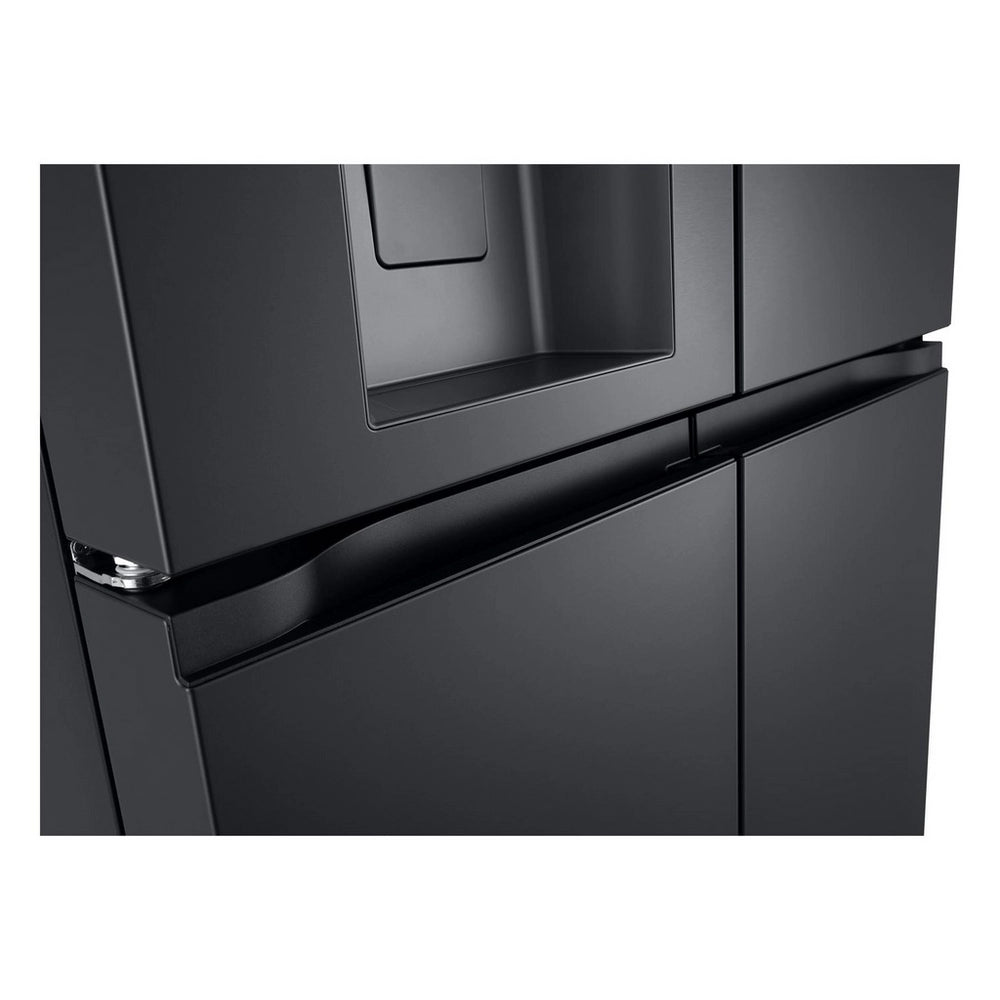 LG GMF960EV4E 646L NatureFRESH Plumbed American Style Fridge Freezer Black - E Rated Black