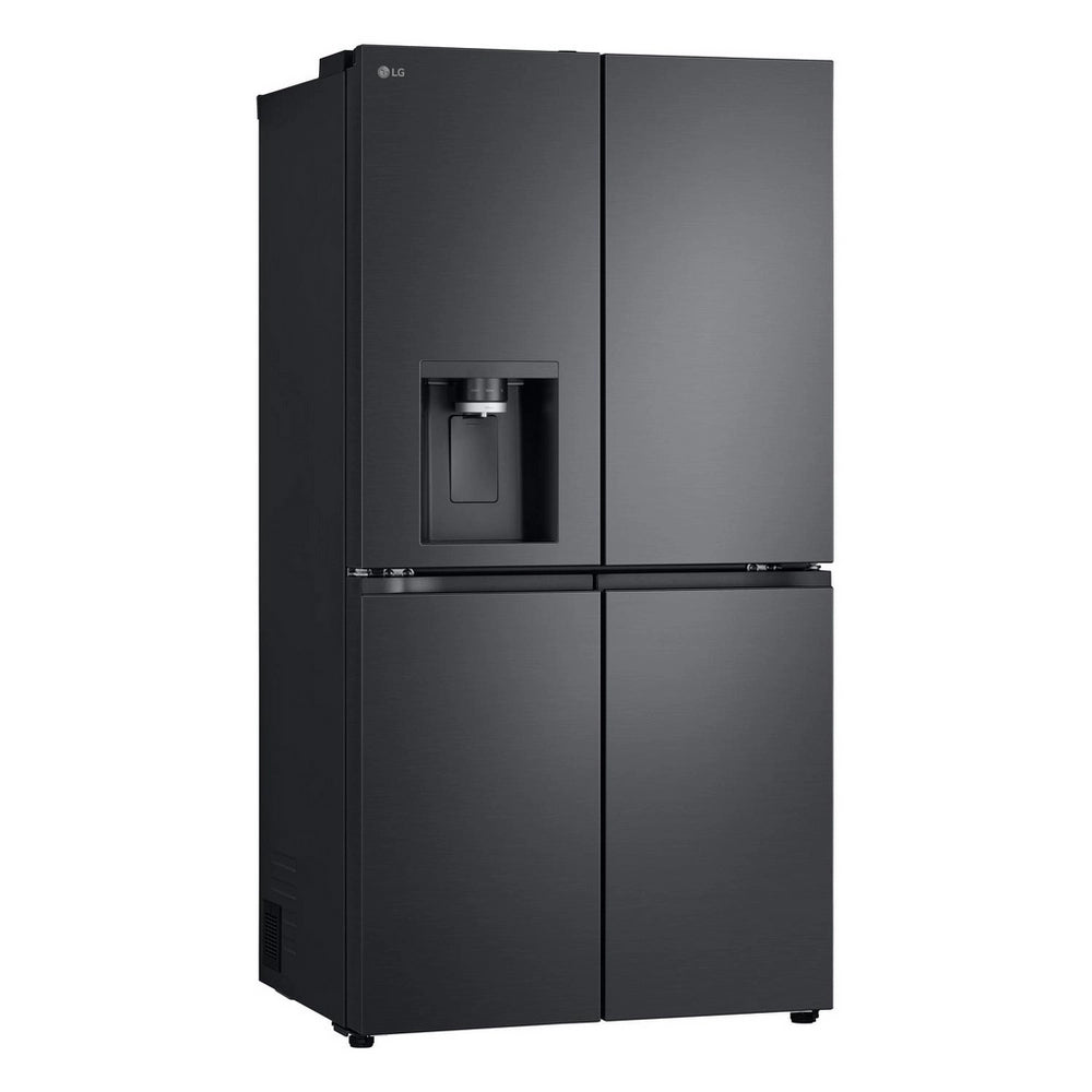 LG GMF960EV4E 646L NatureFRESH Plumbed American Style Fridge Freezer Black - E Rated Black