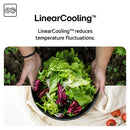 LG GMF960EV4E 646L NatureFRESH Plumbed American Style Fridge Freezer Black - E Rated Black