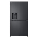 LG GMF960EV4E 646L NatureFRESH Plumbed American Style Fridge Freezer Black - E Rated Black