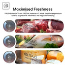LG GMGS50DEEP Fit & Max InstaView with Ice & Water Plumbed American Fridge Freezer Black