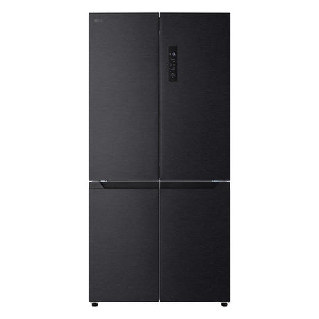 LG GMM42ABBEH 191cm 600L American Style Fridge Freezer in Matte Black