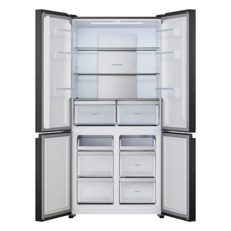 LG GMM42ABBEH 191cm 600L American Style Fridge Freezer in Matte Black