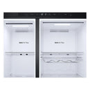 LG GSLE81EPBD Freestanding Frost Free American Fridge Freezer Matte Black - D Rated