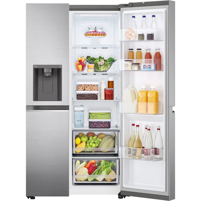 LG GSLV71PZTD Frost Free American Style Fridge Freezer Shiny Steel